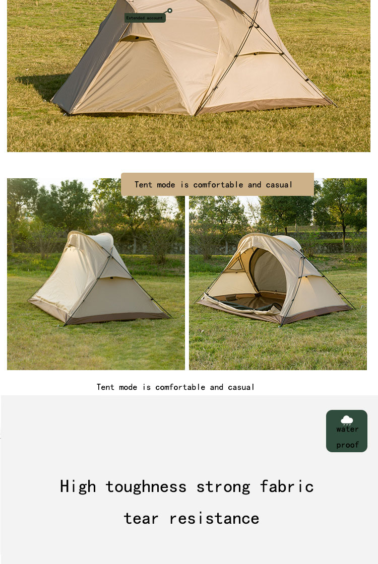 how to set up a pole tent
